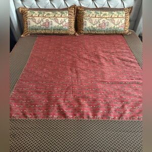 Sweet Dreams Red and Brown Luxury Duvet and Pillow Case’s King